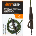 GOTOWY ZESTAW UNDER CARP Z BEZPIECZNYM KLIPSEM 100