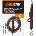 GOTOWY ZESTAW UNDER CARP Z BEZPIECZNYM KLIPSEM 100