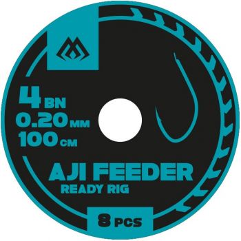 HACZYKI WIĄZANE MIKADO AJI FEEDER 6 0.18 PRZYPONY