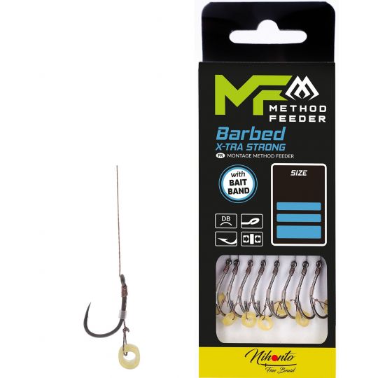 HACZYKI MIKADO METHOD FEEDER PRZYPON Z GUMKĄ 10 HACZYKI MIKADO METHOD FEEDER PRZYPON Z GUMKĄ 10