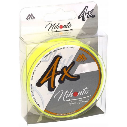 PLECIONKA NIHONTO FINE BRAID FLUO 0,18mm 150m PLECIONKA NIHONTO FINE BRAID FLUO 0,18mm 150m