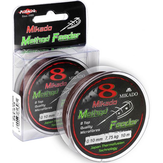 PLECIONKA MIKADO OCTA METHOD 10m 0,10mm BRĄZOWA PLECIONKA MIKADO OCTA METHOD 10m 0,10mm BRĄZOWA