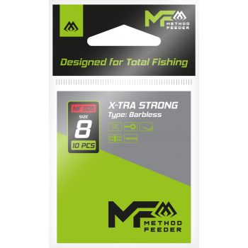 HACZYKI MIKADO X-TRA STRONG ROZM 10 BEZZADZIOROWE