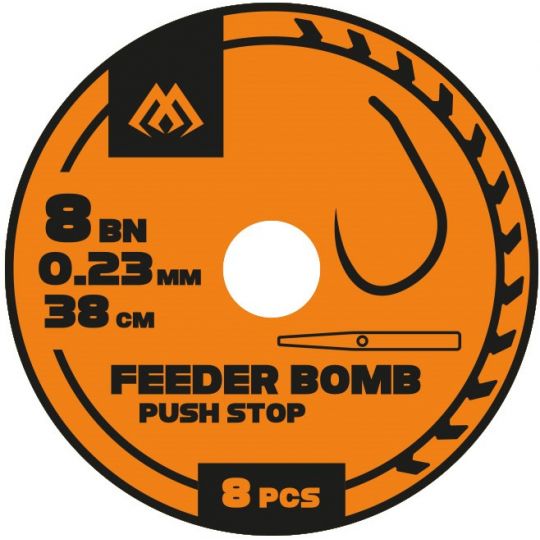 PRZYPON MIKADO FEEDER BOMB Z PUSH STOPEM 12 BEZZAD PRZYPON MIKADO FEEDER BOMB Z PUSH STOPEM 12 BEZZAD