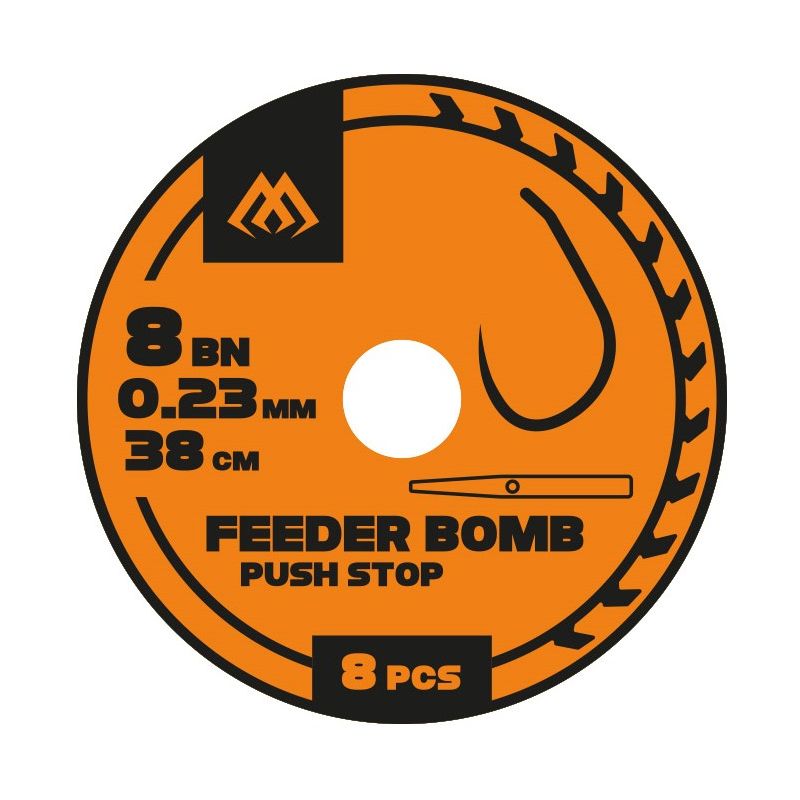 PRZYPON MIKADO FEEDER BOMB Z PUSH STOPEM 6 BEZZADZ