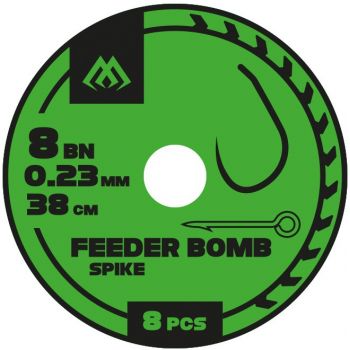 PRZYPON MIKADO FEEDER BOMB Z IGŁĄ 8 BEZZADZIOROWY