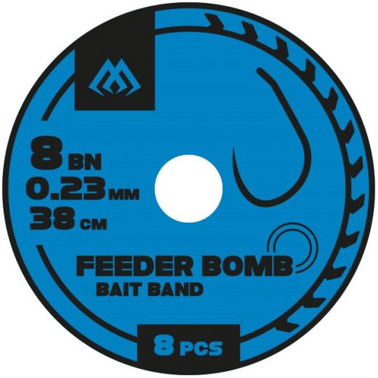 PRZYPON MIKADO FEEDER BOMB Z GUMKĄ 12 BEZZADZIOROW PRZYPON MIKADO FEEDER BOMB Z GUMKĄ 12 BEZZADZIOROW