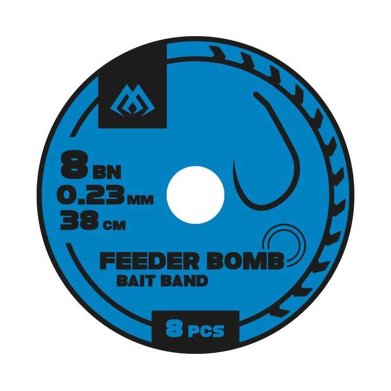 PRZYPON MIKADO FEEDER BOMB Z GUMKĄ 8 BEZZADZIOROWY PRZYPON MIKADO FEEDER BOMB Z GUMKĄ 8 BEZZADZIOROWY