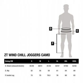 SPODNIE NASH ZT WIND CHILL JOGGERS CAMO L JOGGERY