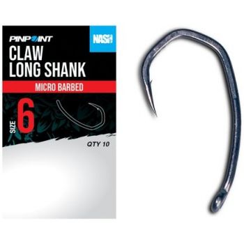 HACZYKI NASH CLAW LONG SHANK SIZE 6 MICRO BARB