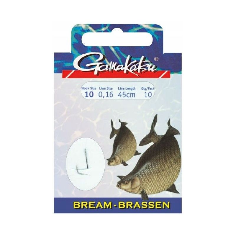 HACZYKI WIĄZANE GAMAKATSU BREAM 1310N 10 0.16mm 45