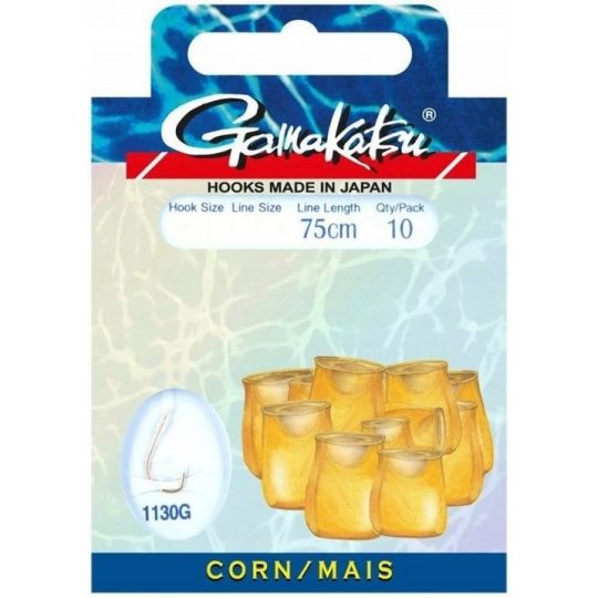 HACZYKI WIĄZANE GAMAKATSU CORN 1130G 10 0.18mm 75 HACZYKI WIĄZANE GAMAKATSU CORN 1130G 10 0.18mm 75