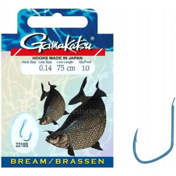 HACZYKI WIĄZANE GAMAKATSU BREAM 2210S 10 0.14mm 75
