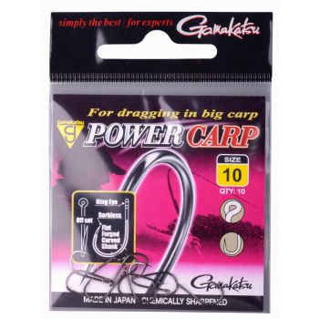 HACZYKI GAMAKATSU EYED HOOKS BARBLESS BLACK  16