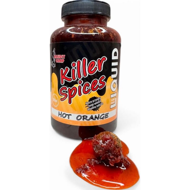 LIQUID BANDIT CARP KILLER SPICE 300ml HOT ORANGE LIQUID BANDIT CARP KILLER SPICE 300ml HOT ORANGE