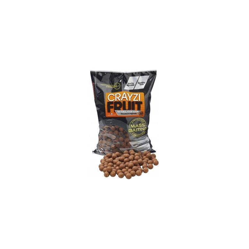 KULKI STARBAITS CRAYZI FRUIT MASS BAITING 20mm 3kg KULKI STARBAITS CRAYZI FRUIT MASS BAITING 20mm 3kg