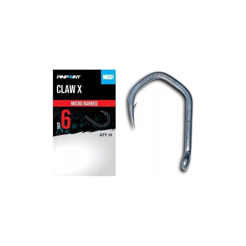 HACZYKI NASH CLAW X SIZE 6 MICRO BARB HACZYKI NASH CLAW X SIZE 6 MICRO BARB