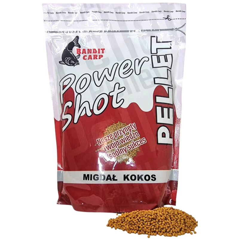 PELLET BANDIT CARP 2mm 1kg MIGDAŁ KOKOS 