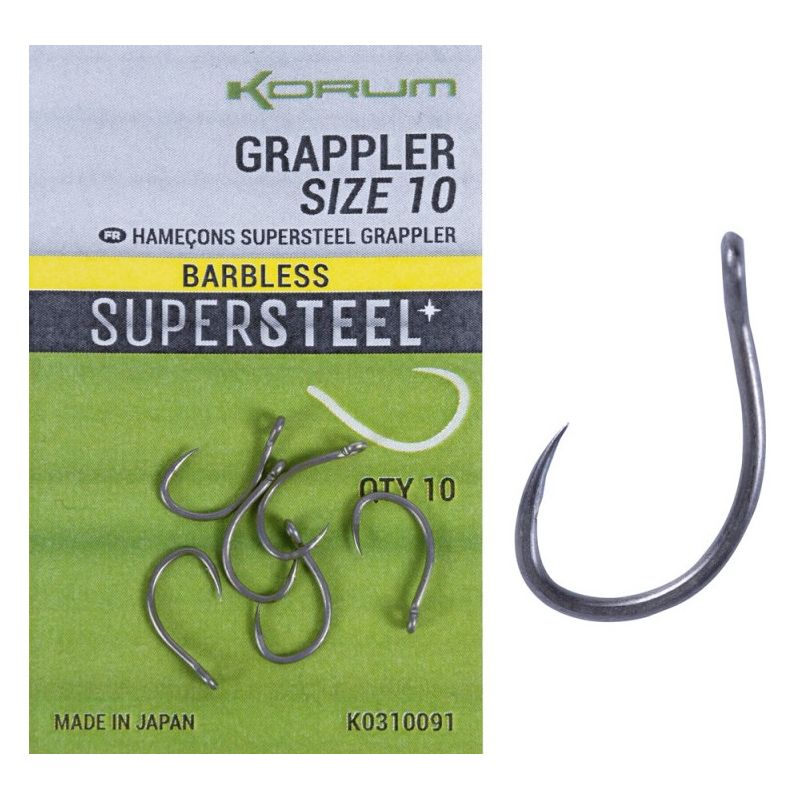 HACZYKI KORUM GRAPPLER ROZMIAR 6 BARBLESS
