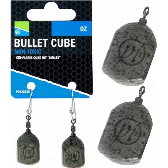 CIĘŻARKI PRESTON BULLET CUBE LEAD 30g 2szt CIĘŻARKI PRESTON BULLET CUBE LEAD 30g 2szt