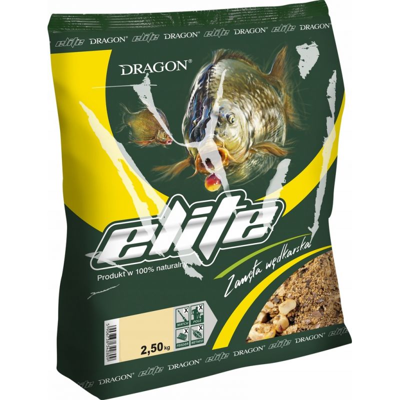 ZANĘTA DRAGON ELITE KARP WANILIA 1kg ZANĘTA DRAGON ELITE KARP WANILIA 1kg