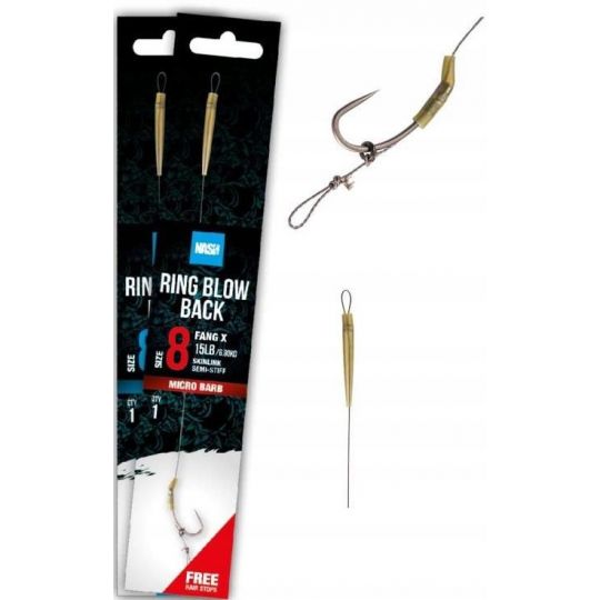 PRZYPON NASHRING BLOW BACK RIG ROZM 4 BARBLESS PRZYPON NASHRING BLOW BACK RIG ROZM 4 BARBLESS
