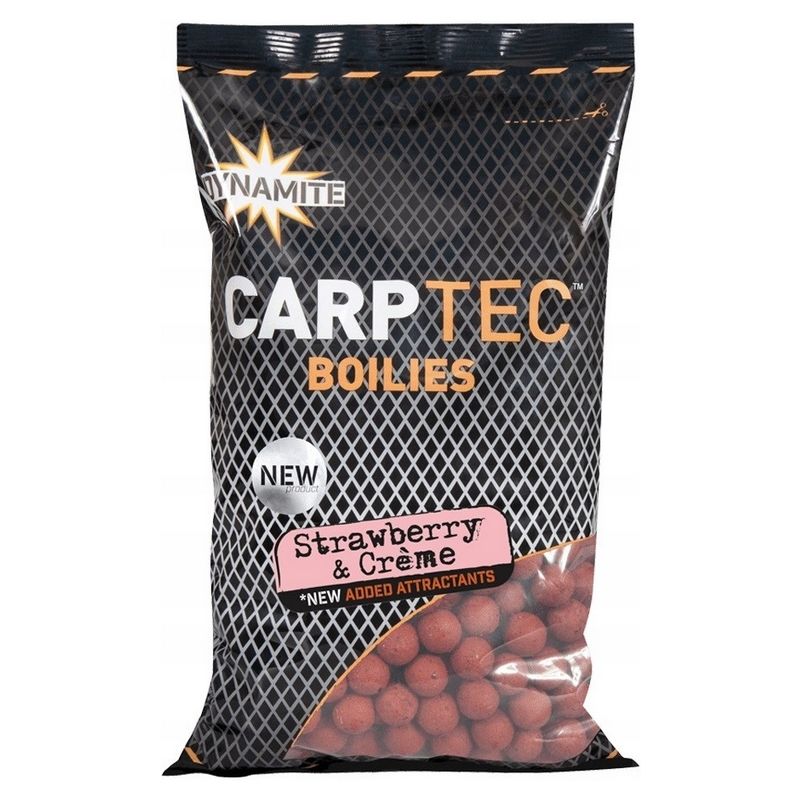 KULKI DYNAMITE BAITS CARPTEC STRAWBERRY 15mm 900g