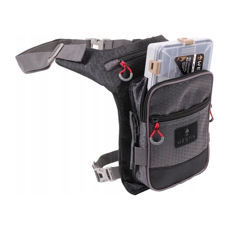 TORBA WESTIN NA NOGĘ 1 BOX MEDIUM TITANIUM BLACK