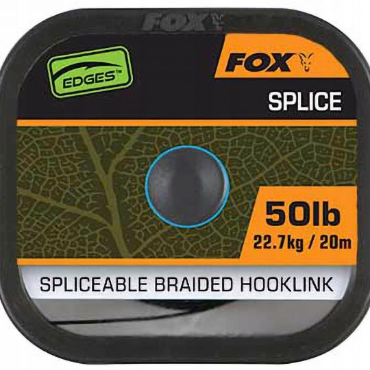 PLECIONKA PRZYPONOWA FOX NATURAL SPLICE 20m 50lb PLECIONKA PRZYPONOWA FOX NATURAL SPLICE 20m 50lb