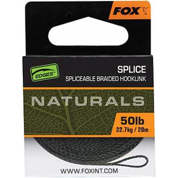 PLECIONKA PRZYPONOWA FOX NATURAL SPLICE 20m 50lb