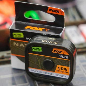 PLECIONKA PRZYPONOWA FOX NATURAL SPLICE 20m 50lb
