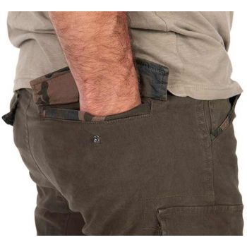 SPODNIE WĘDKARSKIE FOX KHAKI HD COMBAT TROUSER XXL