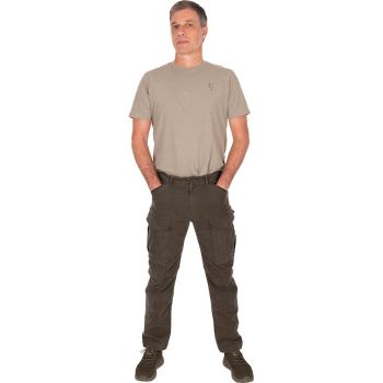 SPODNIE WĘDKARSKIE FOX KHAKI HD COMBAT TROUSER XXL