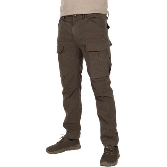 SPODNIE WĘDKARSKIE FOX KHAKI HD COMBAT TROUSER XXL