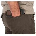 SPODNIE WĘDKARSKIE FOX KHAKI HD COMBAT TROUSER 3XL