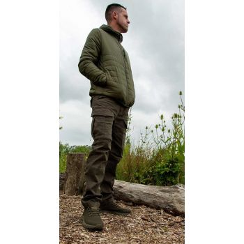 SPODNIE WĘDKARSKIE FOX KHAKI HD COMBAT TROUSER 3XL