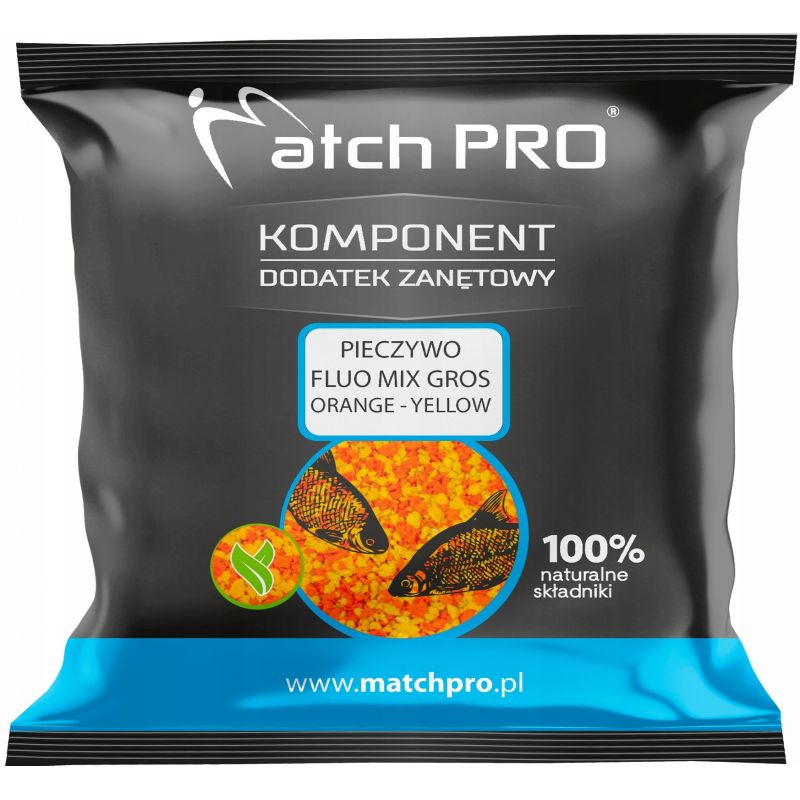 DODATEK MATCH PRO TOP PIECZYWO FLUO MIX GRUBY 500g DODATEK MATCH PRO TOP PIECZYWO FLUO MIX GRUBY 500g