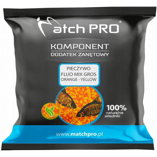 DODATEK MATCH PRO TOP PIECZYWO FLUO MIX GRUBY 500g DODATEK MATCH PRO TOP PIECZYWO FLUO MIX GRUBY 500g