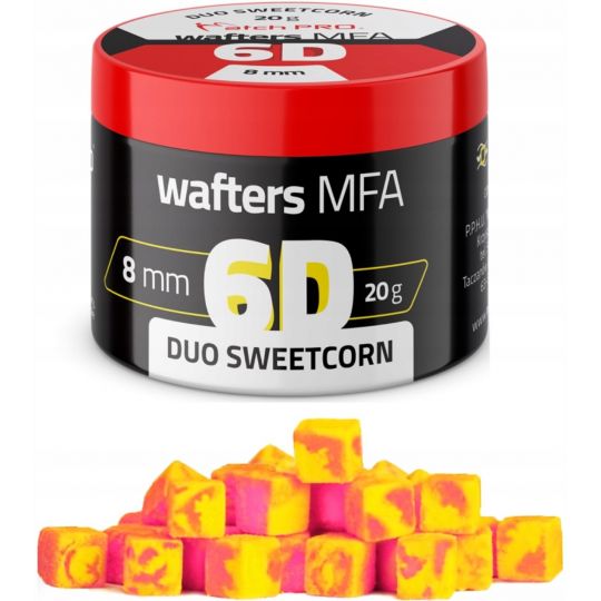 WAFTERS MATCH PRO DUO 6D SWEET CORN 8x8mm 20g WAFTERS MATCH PRO DUO 6D SWEET CORN 8x8mm 20g