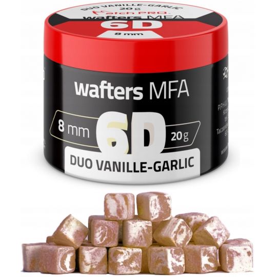 WAFTERS MATCH PRO DUO 6D WANILIA CZOSNEK 8x8mm 20g WAFTERS MATCH PRO DUO 6D WANILIA CZOSNEK 8x8mm 20g