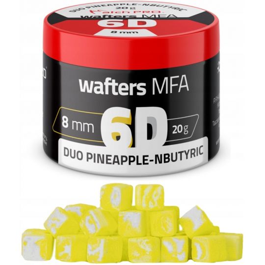 WAFTERS MATCH PRO DUO 6D ANANAS N-BUTYRIC 8x8mm 20 WAFTERS MATCH PRO DUO 6D ANANAS N-BUTYRIC 8x8mm 20
