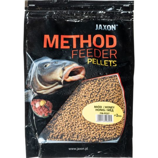 PELLET JAXON METHOD FEEDER 2mm 500g MIÓD PELLET JAXON METHOD FEEDER 2mm 500g MIÓD