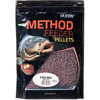 PELLET JAXON METHOD FEEDER 2mm 500g FISH MIX