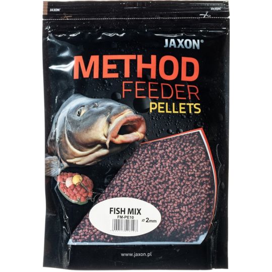 PELLET JAXON METHOD FEEDER 2mm 500g FISH MIX PELLET JAXON METHOD FEEDER 2mm 500g FISH MIX