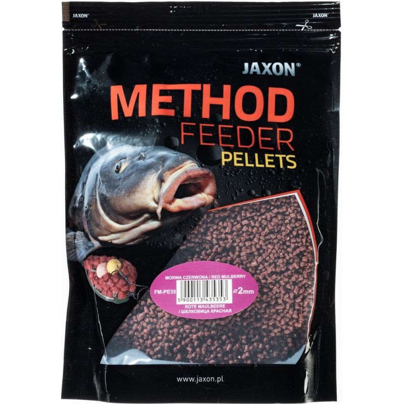 PELLET JAXON METHOD FEEDER 2mm 500g MORWA CZERWONA PELLET JAXON METHOD FEEDER 2mm 500g MORWA CZERWONA