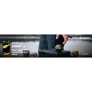 ECHOSONDA DEEPER CHIRP + 3 SMART SONAR GPS OSŁONA