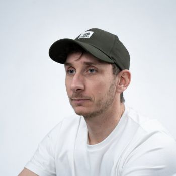 CZAPKA Z DASZKIEM NASH MAKE IT BADGE GREEN CAP 