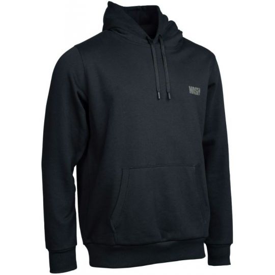 BLUZA NASH MAKE IT CARP LOGO BLACK HOODIE XXL