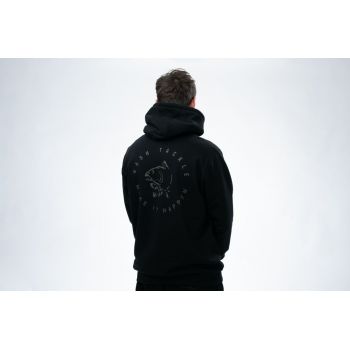 BLUZA NASH MAKE IT CARP LOGO BLACK HOODIE XXL