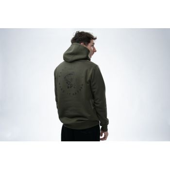 BLUZA NASH MAKE IT CARP LOGO HOODIE GREEN M